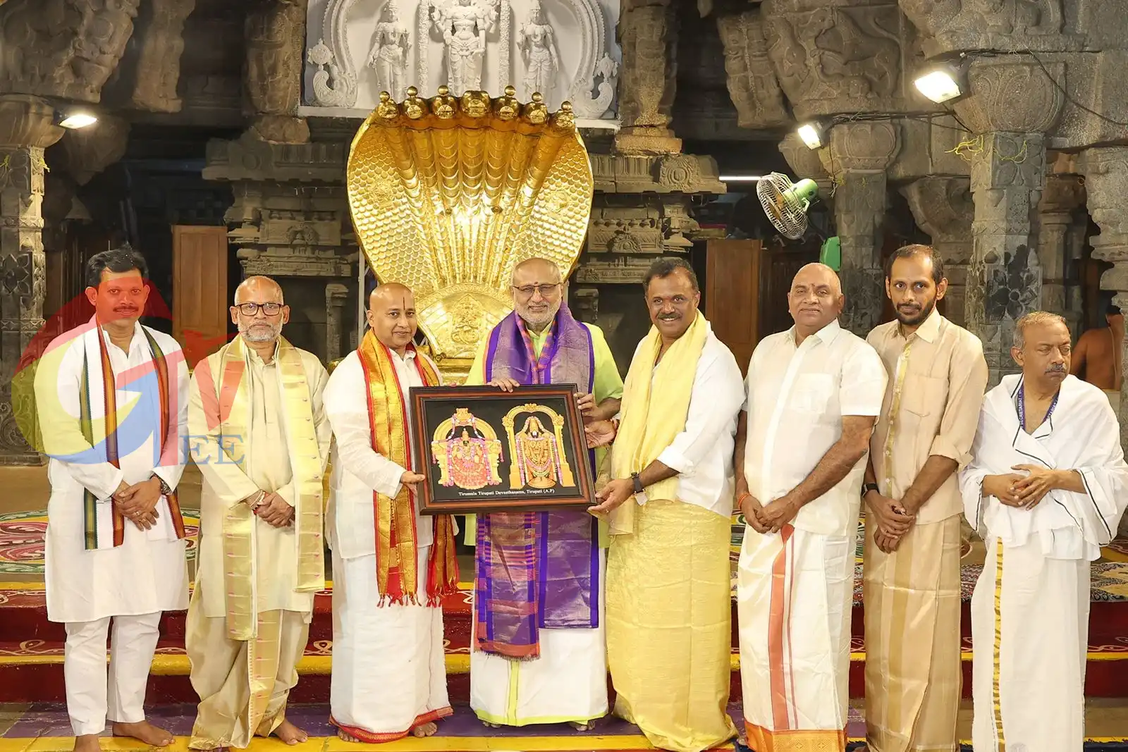 తిరుమల శ్రీవారిని దర్శించుకున్న ఉపరాష్ట్రపతి సి.పి. రాధాకృష్ణన్