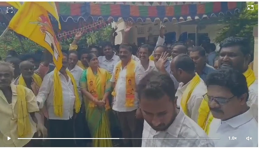 పమిడిముక్కల జెడ్పీటీసీ అభ్యర్థిగా తాతినేని ప్రవళి.. భారీ ర్యాలీతో నామినేషన్